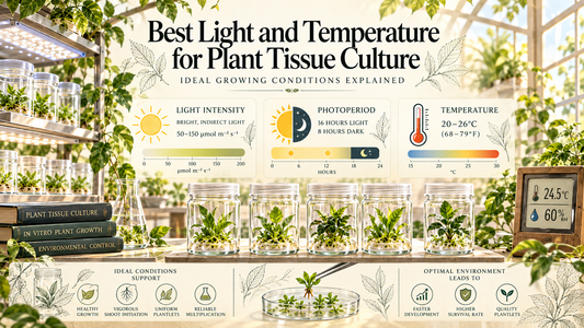Best Light and Temperature for Plant Tissue Culture