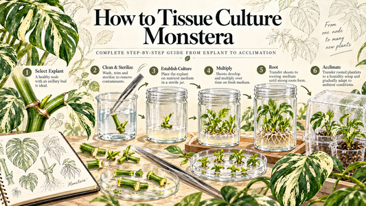 How to Tissue Culture Monstera: Step-by-Step Guide