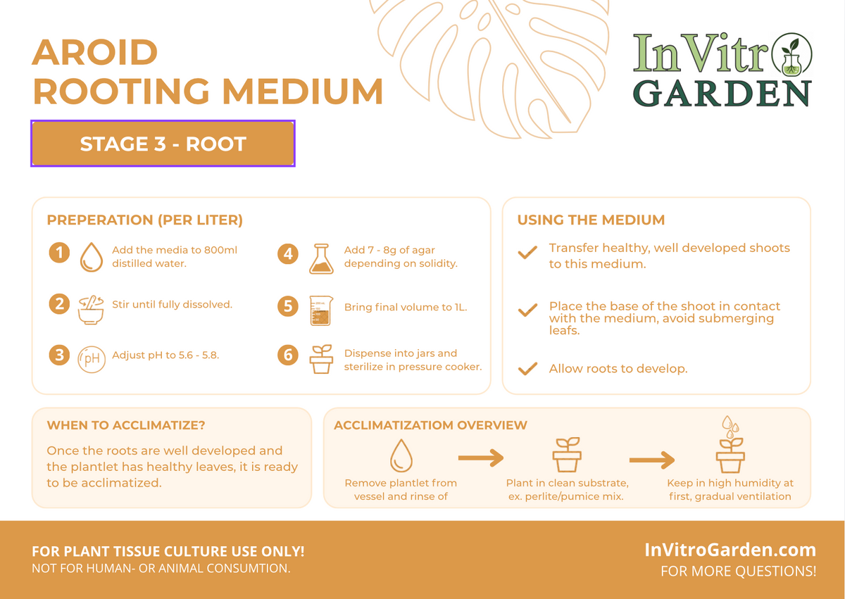 Aroid Rooting Medium